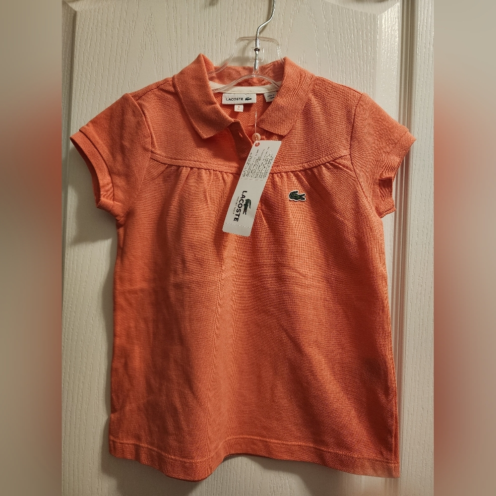 Lacoste Kids Coral Polo Shirt